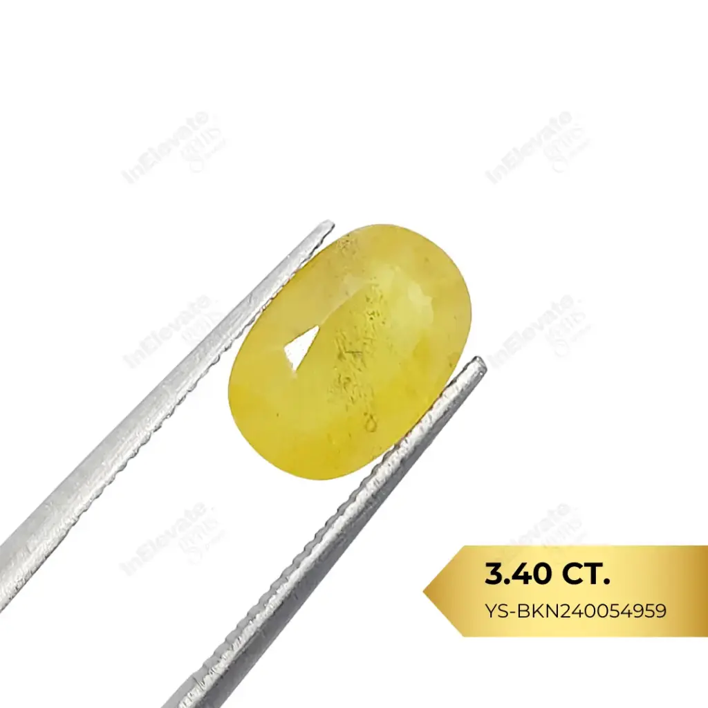 Natural Yellow Sapphire - Bangkok (3.40ct)