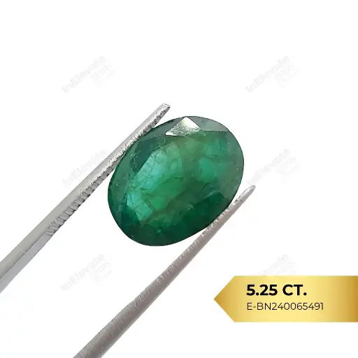 [E-BN240065491] Natural Emerald - Brazil (5.25ct)