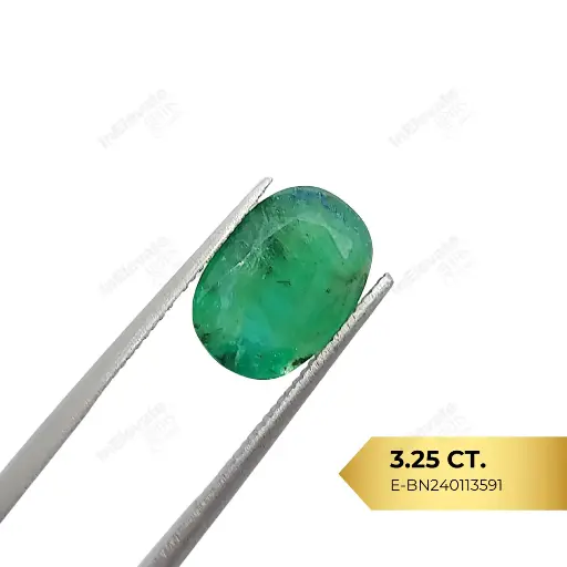 [E-BN240113591] Natural Emerald - Brazil (3.25ct)