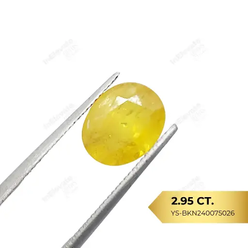 [YS-BKN0075026] Natural Yellow Sapphire - Bangkok (2.95ct)