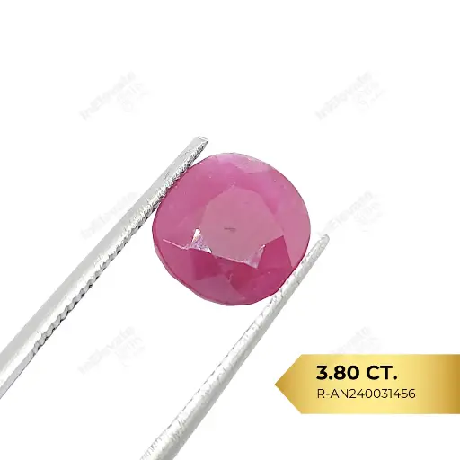 [R-AN240031456] Natural Ruby - African (3.80ct)