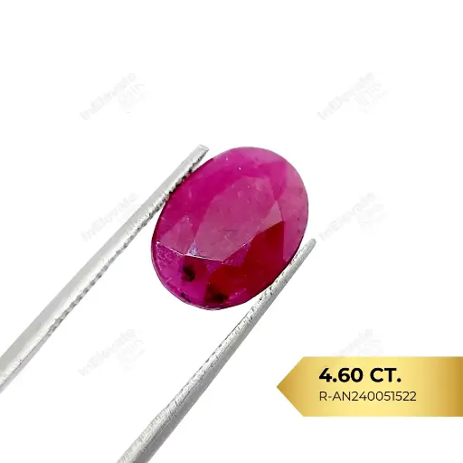 [R-AN240051522] Natural Ruby - African (4.60ct)