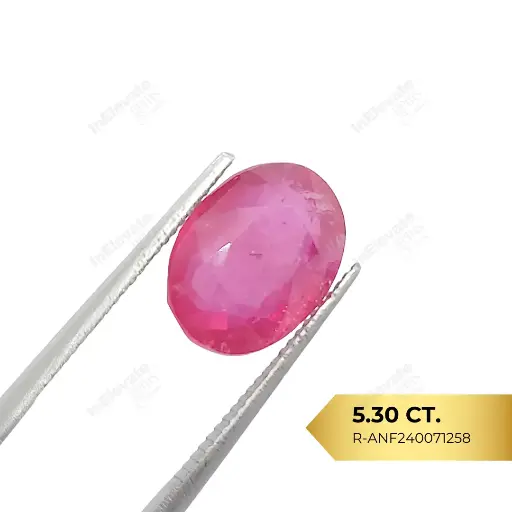 [R-ANF240071258] Natural Ruby - African (5.30ct)