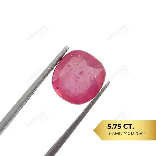 [R-AMN240132082] Natural Ruby - African Mozambique (5.75ct)