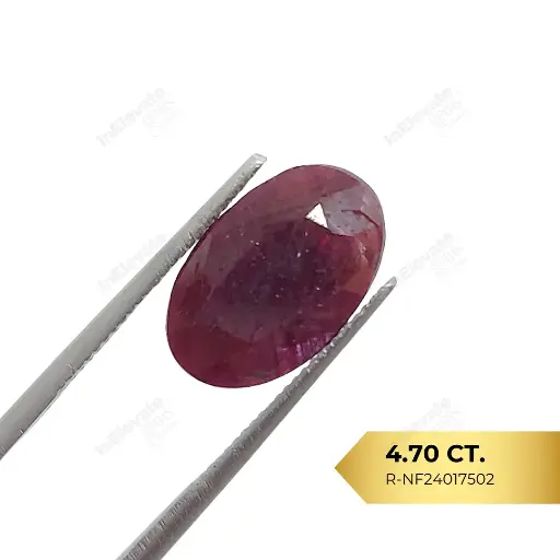 [R-NF24017502] Natural Ruby - African (4.70ct)