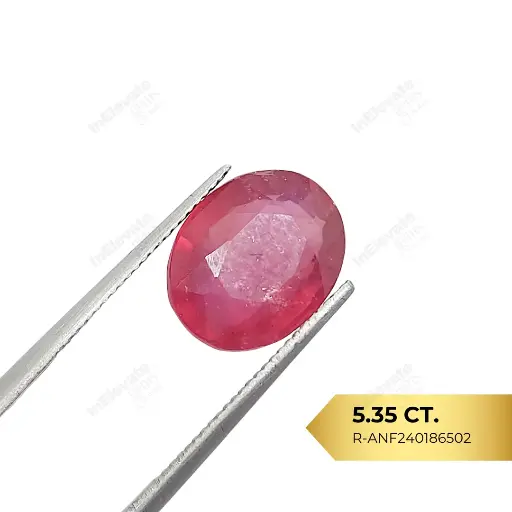 [R-ANF240186502] Natural Ruby - African (5.35ct)